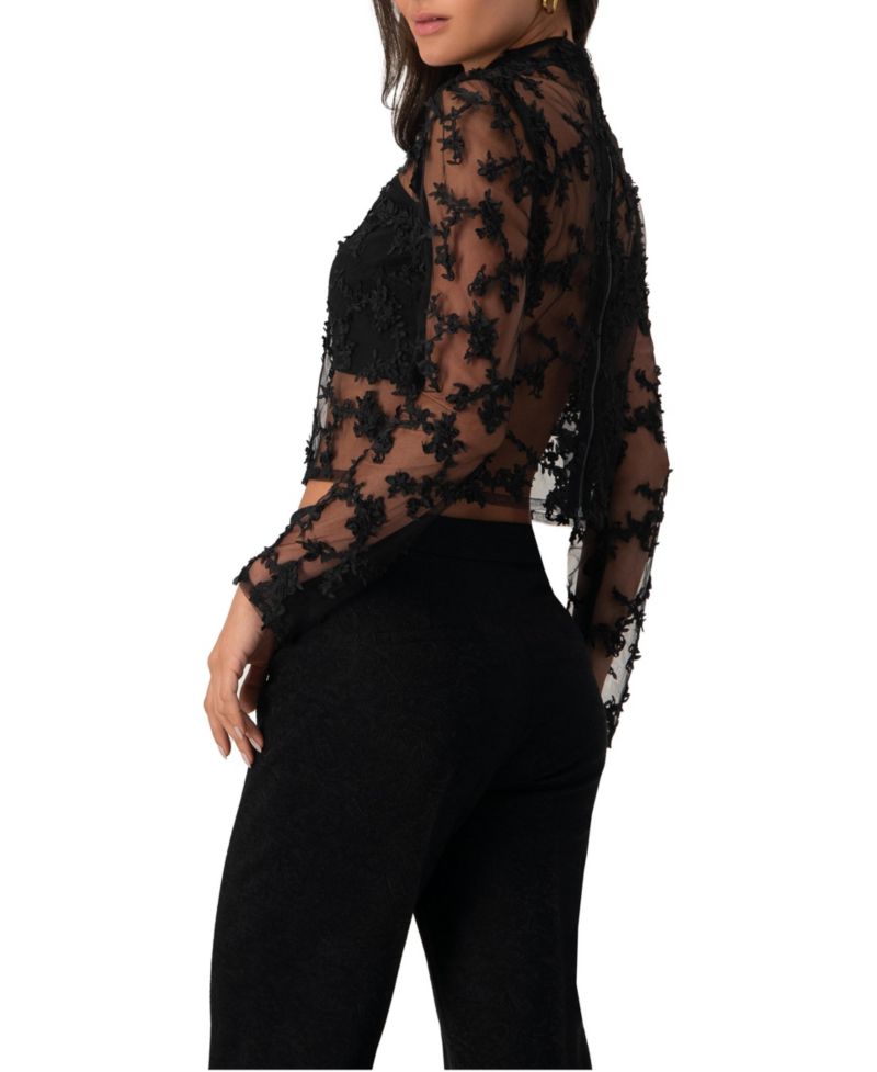 Women's Textured Straight Blouse