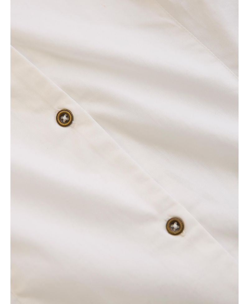 Women's V Neck Button Through Blouse