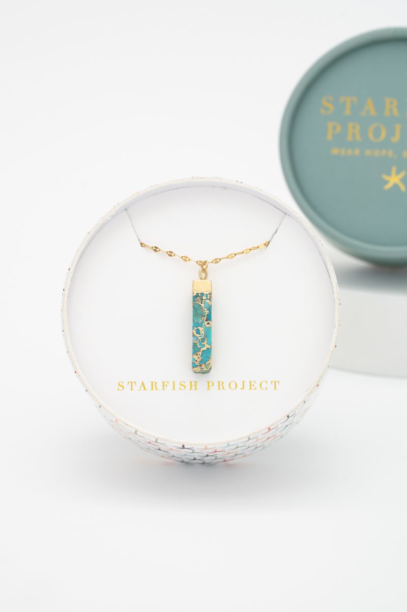 Brayden Turquoise Pendant Necklace