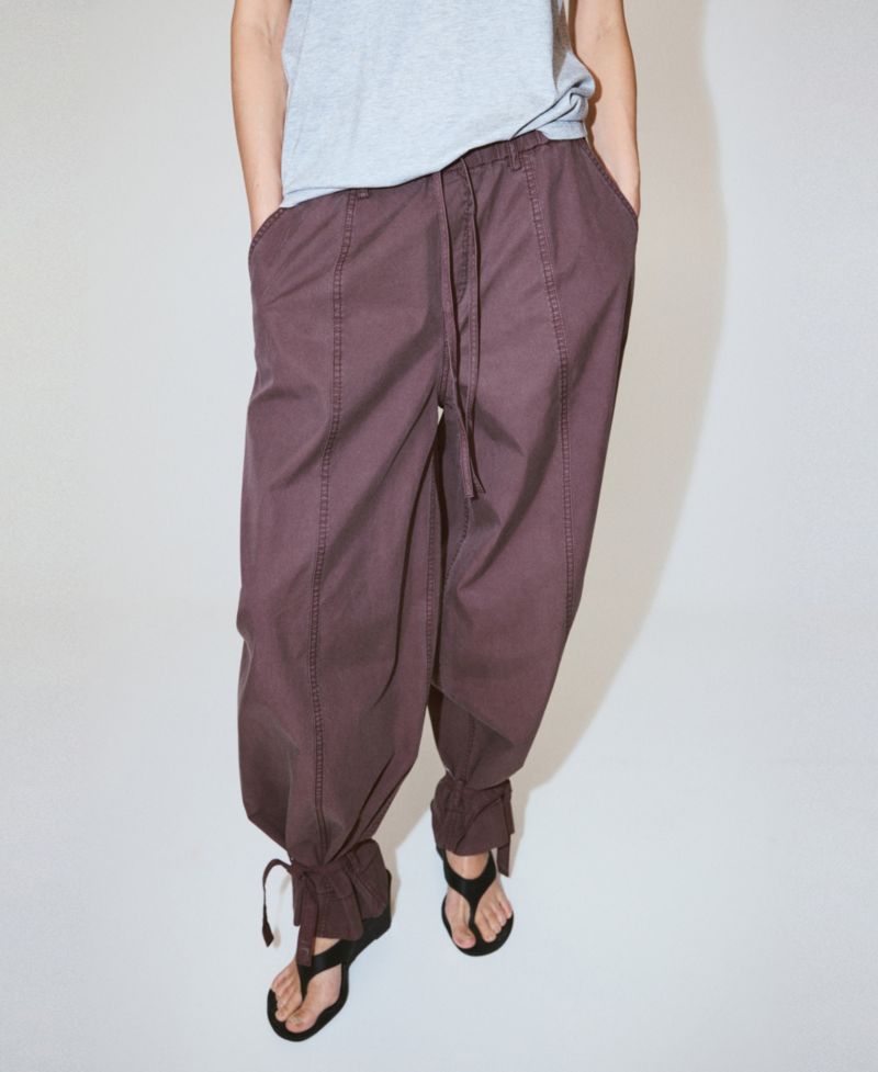 Women's Bows Baggy Pants