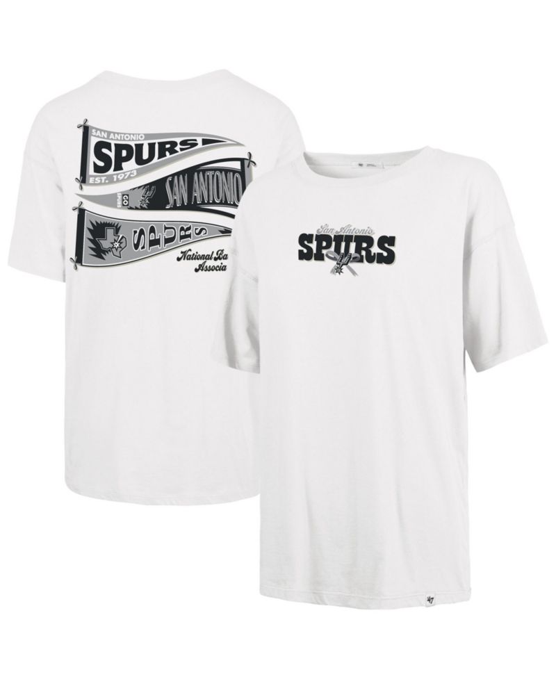 Women's White San Antonio Spurs Bow and Banner Sadie T-Shirt