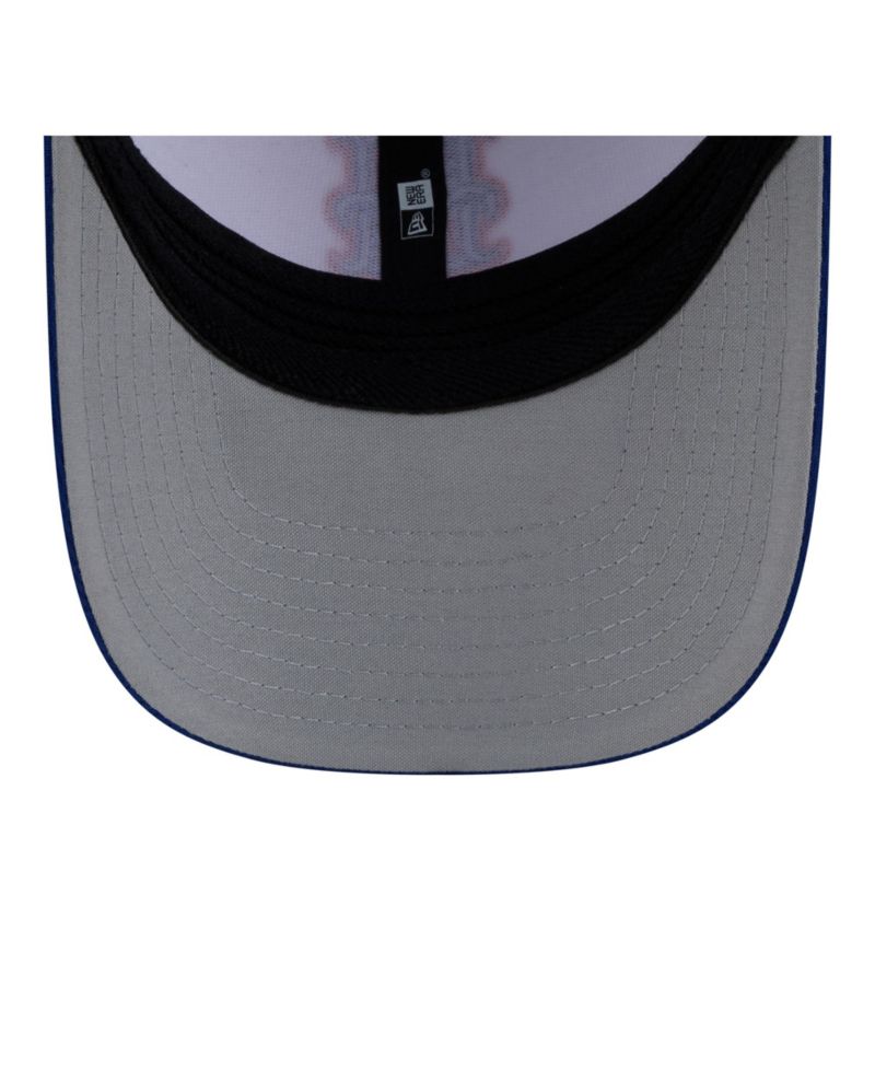 Big Boys and Girls White/Royal New York Mets Baseball 39THIRTY M-Crown Flex Hat