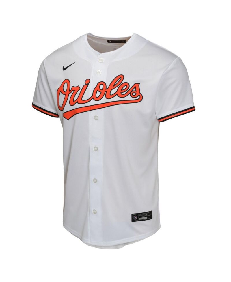 Big Boys and Girls White Baltimore Orioles Home Game Jersey