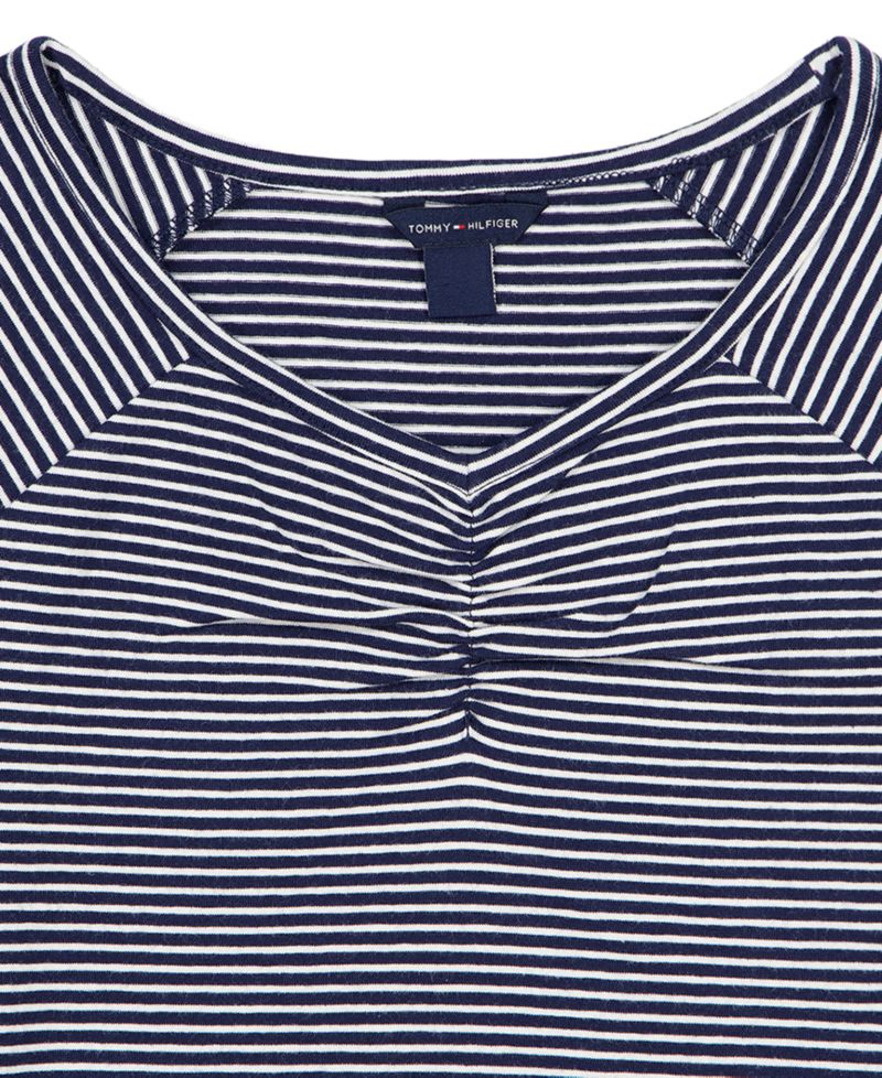 Girls' 7-16 Stripe Long-Sleeve Jersey Top