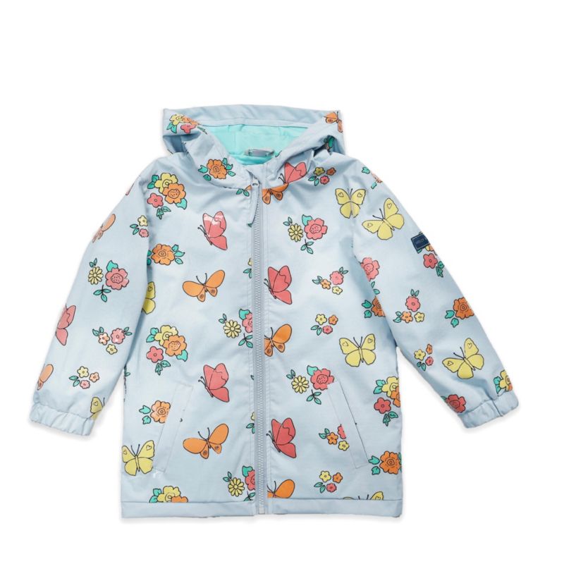 Girls Color Changing Hooded Raincoat