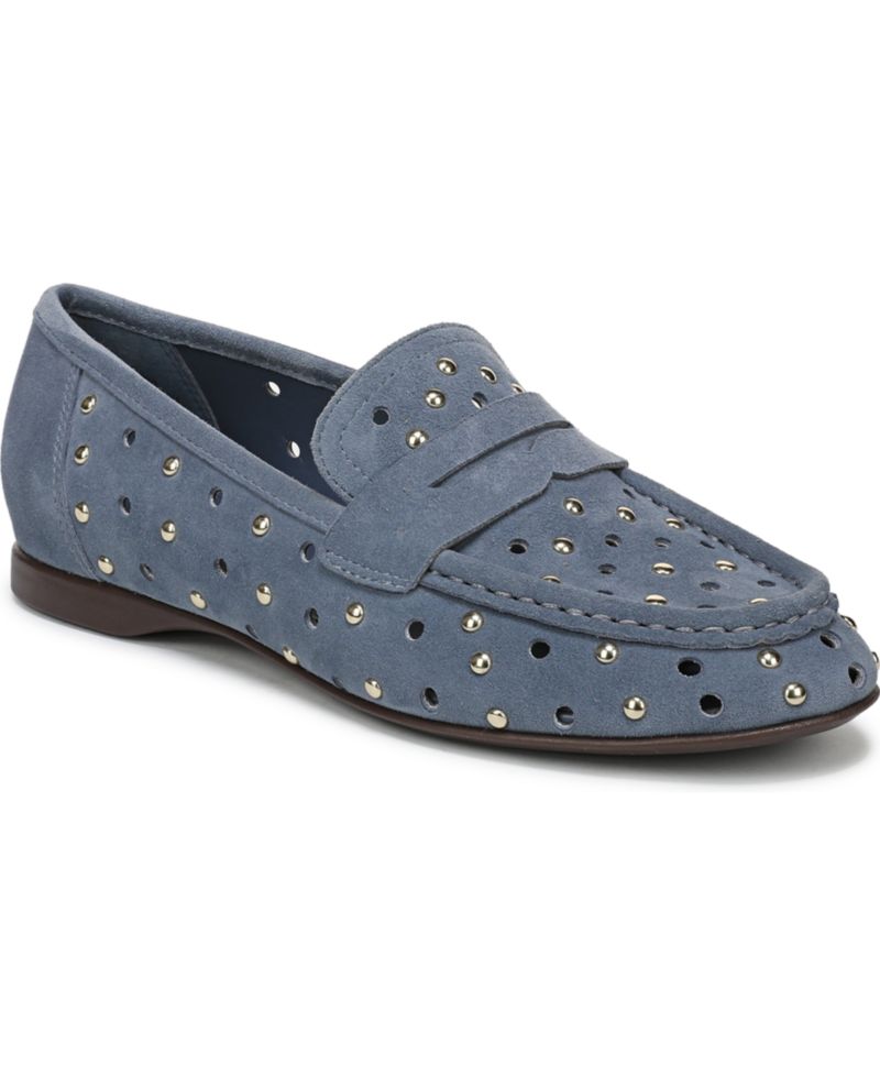 Women's Bloom-Stud Slip-On Loafers