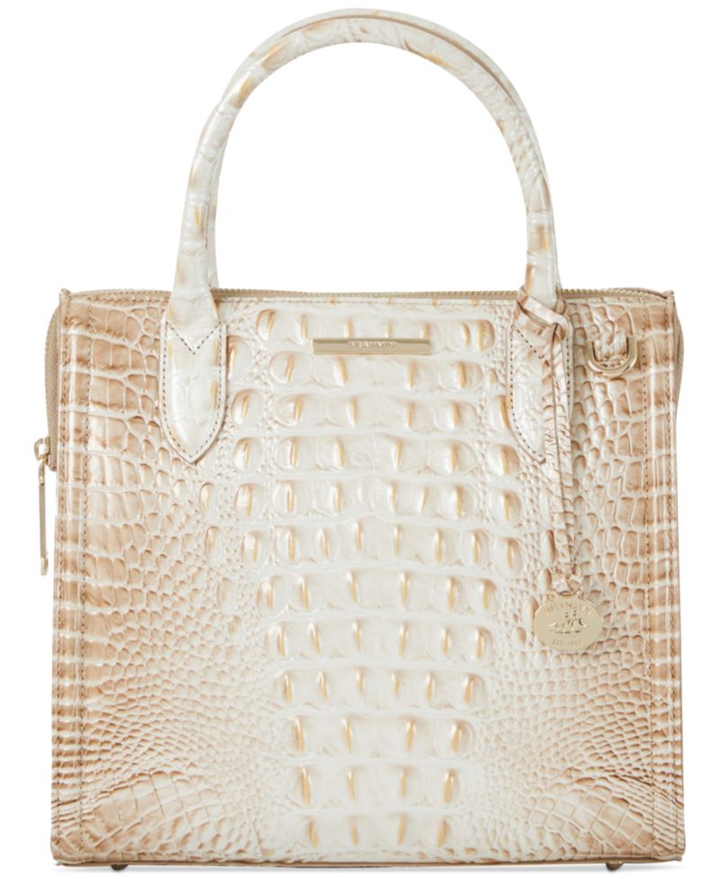 Caroline Melbourne Medium Leather Satchel Bag