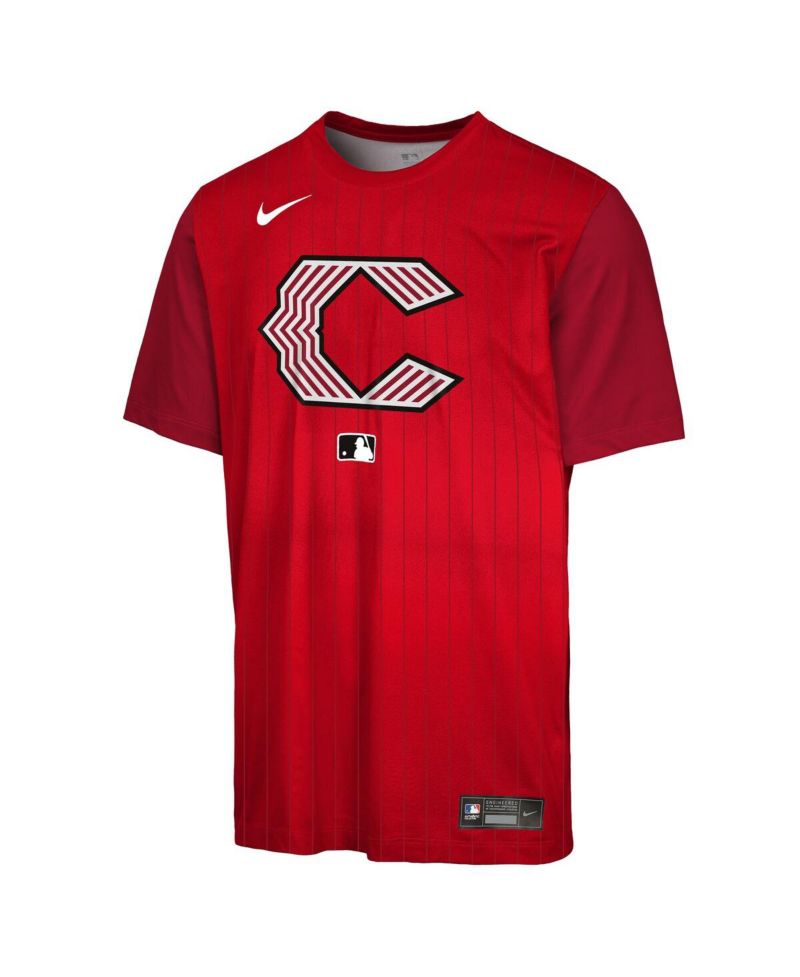 Big Boys and Girls Red Cincinnati Reds 2026 City Connect Authentic Collection Velocity Dri-FIT T-Shirt