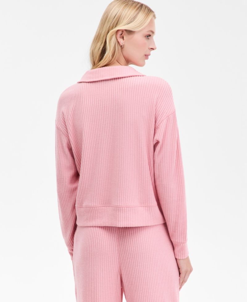 Nautica Women's High-Rise Wide-Leg Knit Pants