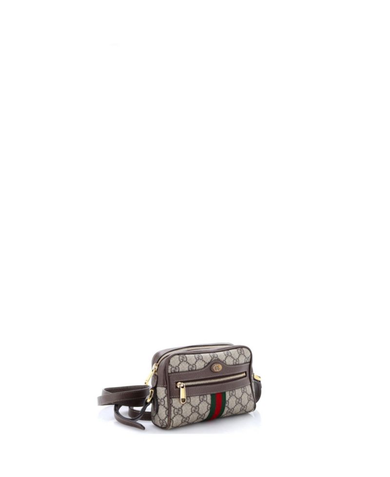 Mini Ophidia Shoulder Bag GG Coated Canvas