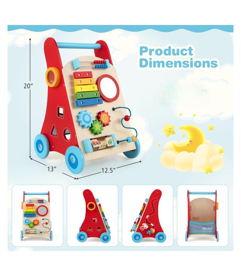 Montessori Sit to Stand Baby Walker