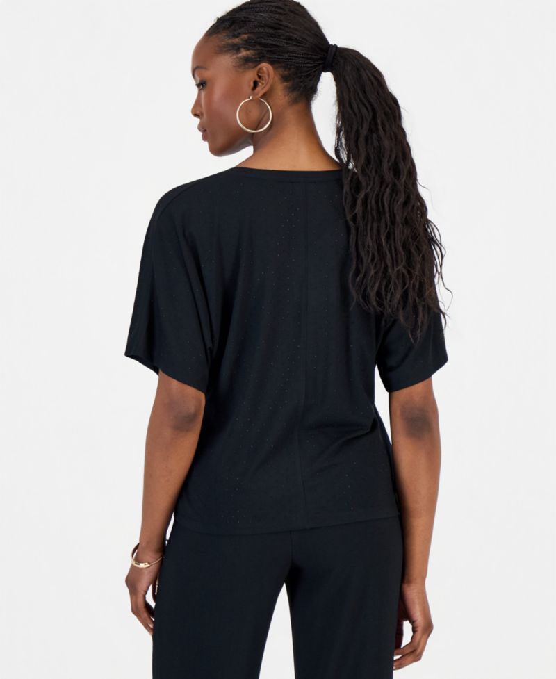 Women's Embellished Dolman-Sleeve Top