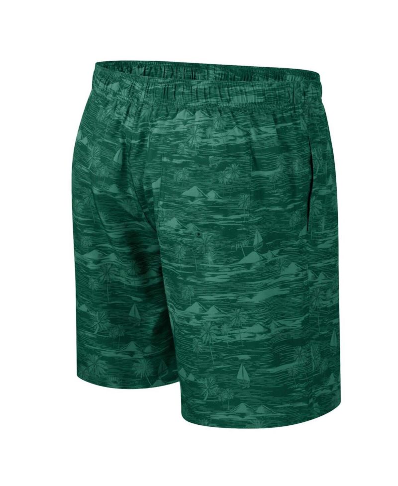 Men's Green Colorado State Rams Ozark Swim Shorts