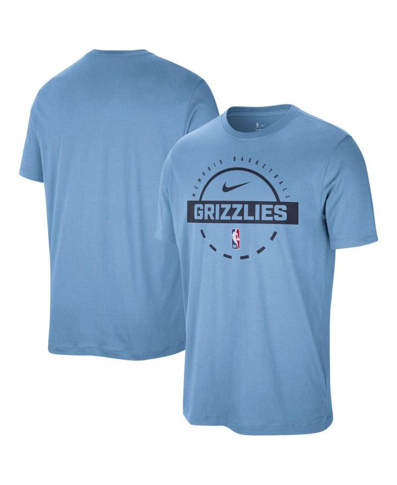 Men's Light Blue Memphis Grizzlies Authentic Practice T-Shirt