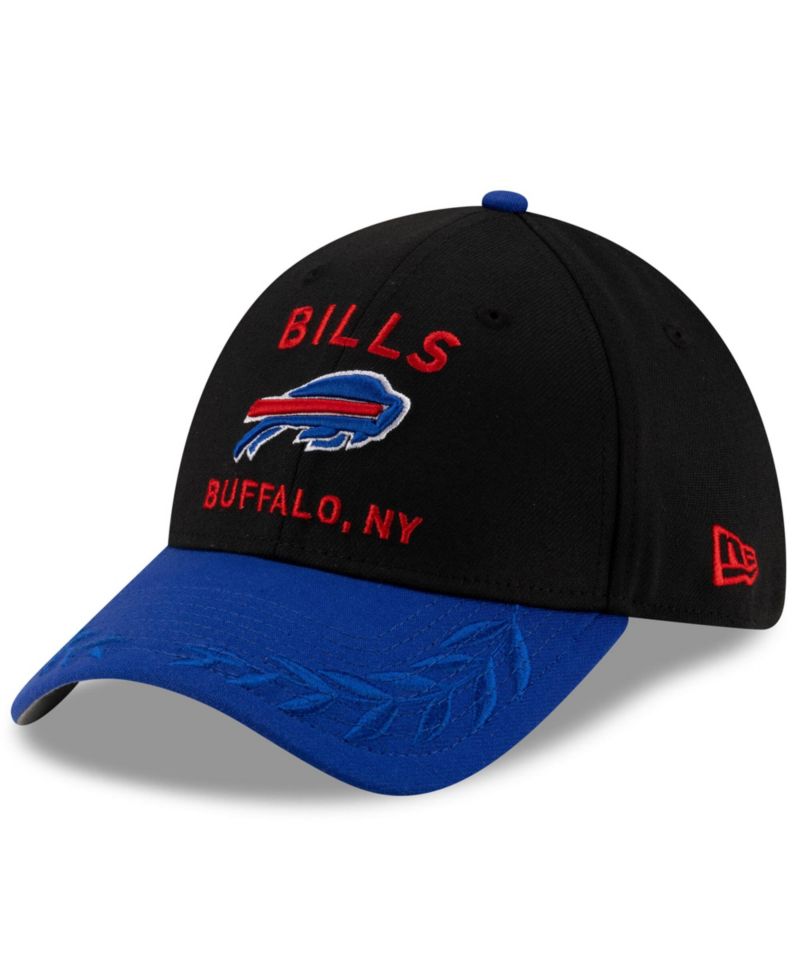 Men's Black/Royal Buffalo Bills 2025 NFL Draft 39THIRTY Flex Hat