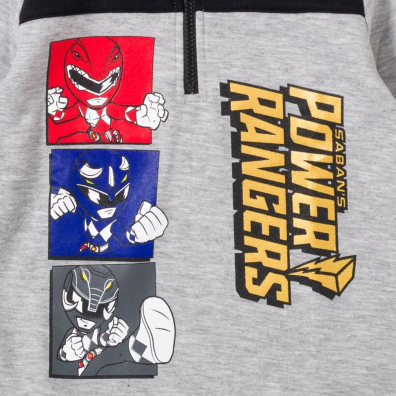 Toddler Boys Fleece Half Zip Pullover Hoodie