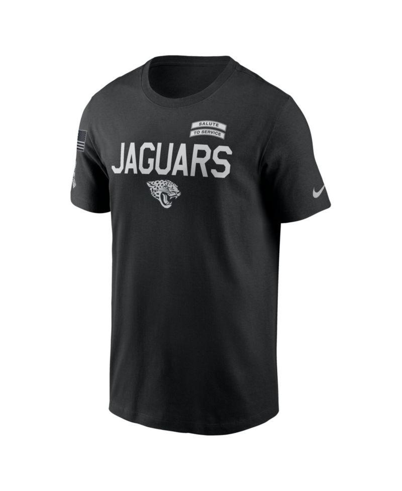 Men's Black Jacksonville Jaguars 2026 Salute to Service Sideline Dri-FIT T-Shirt