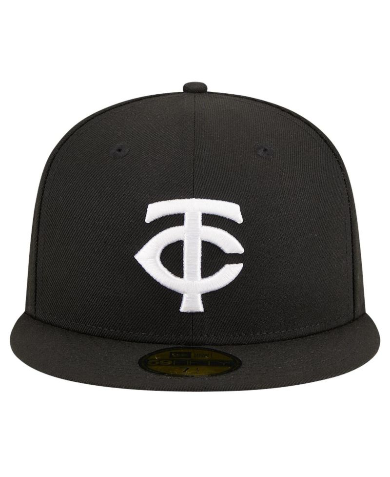 Men's Black Minnesota Twins Logo 59FIFTY Fitted Hat