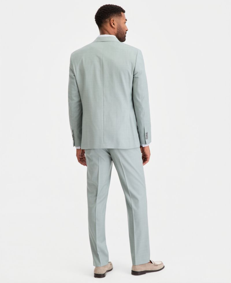 Men's Classic Fit Wool Blend Suit Separates Pant