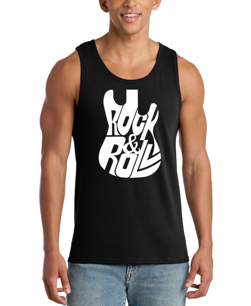 Men's Rock & Roll Print Tank Top