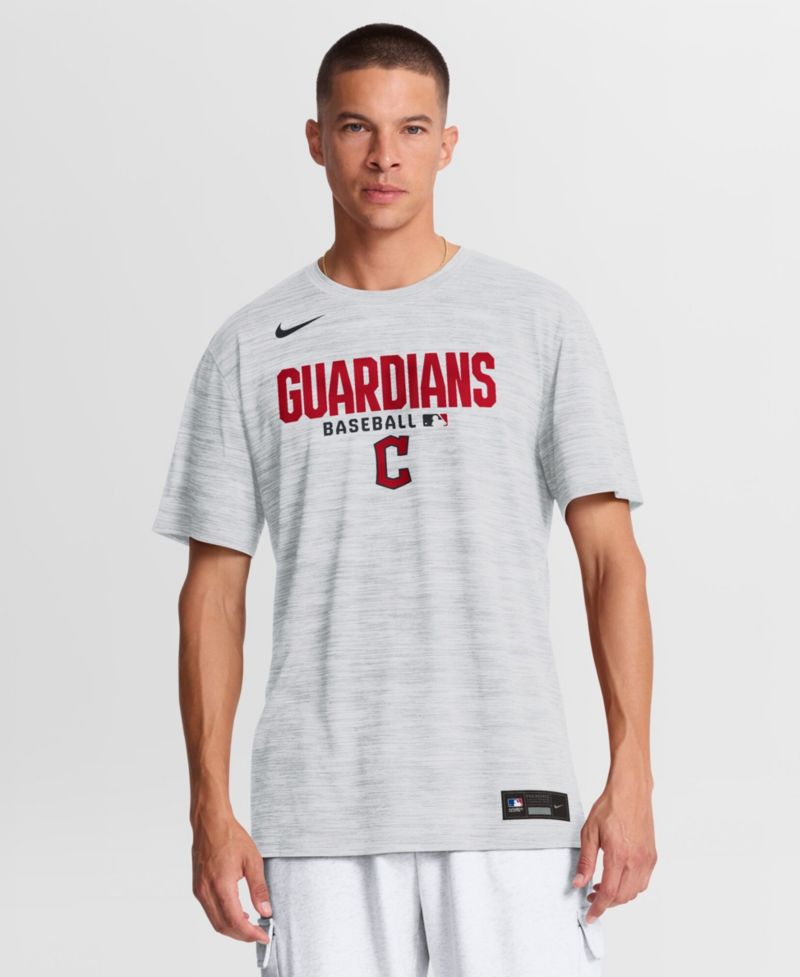 Men's White Cleveland Guardians Authentic Collection Velocity Dri-FIT T-Shirt