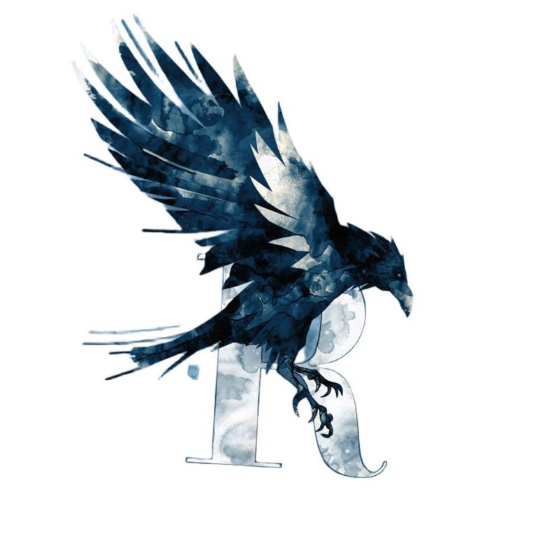 Men's Ravenclaw Watercolor Crest T Shirt