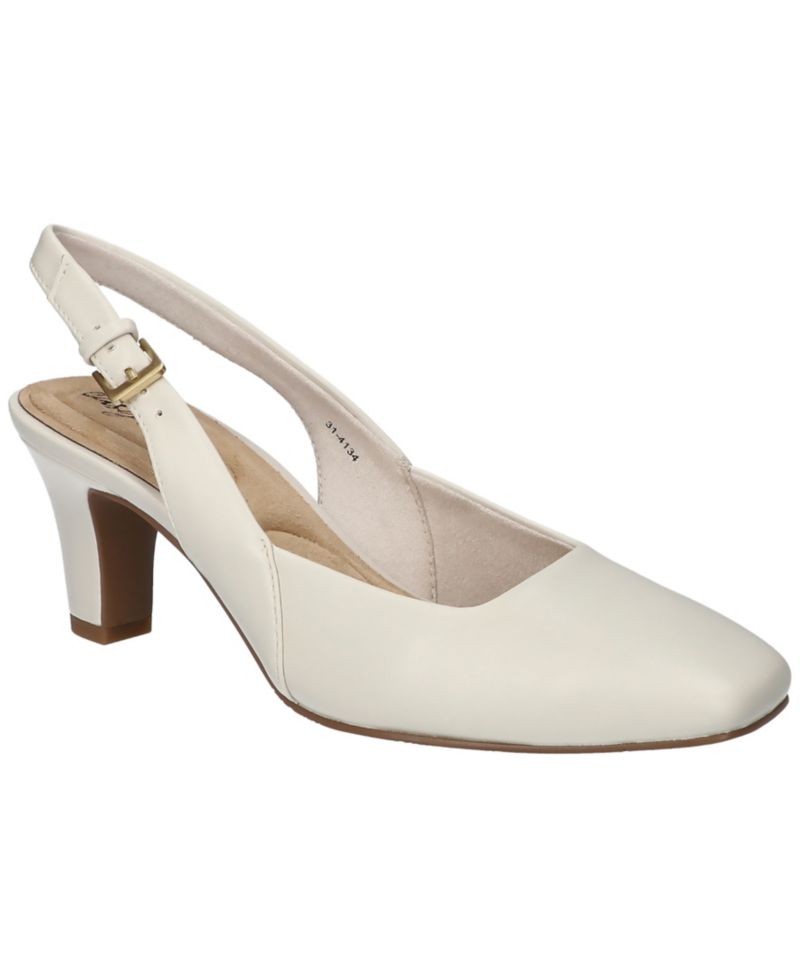 Ritsa Square Toe Slingback Pumps