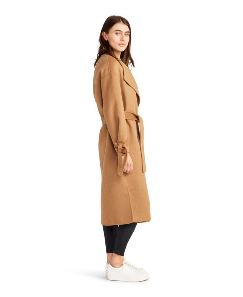 Women's Head Over Heels Collarless Robe Coat