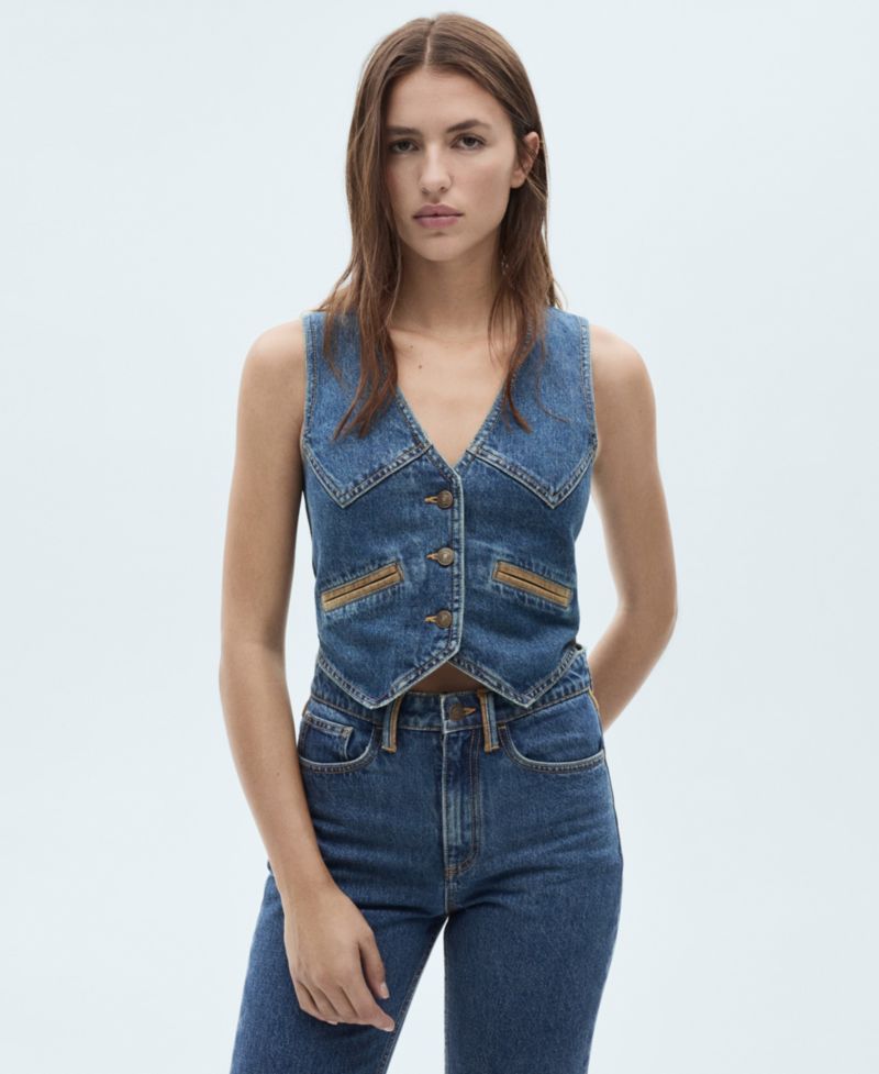 Women's Contrast Details Bannack Jeans