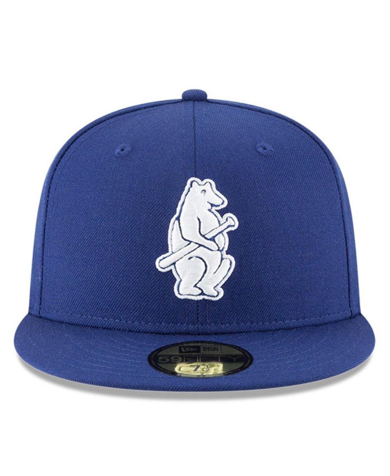 Men's Royal Chicago Cubs Cooperstown Collection Wool 59FIFTY Fitted Hat