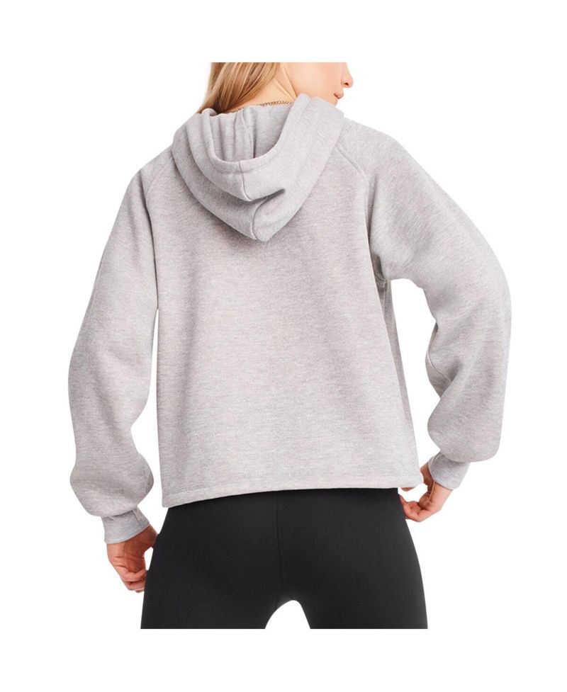 Women's Heather Gray Tampa Bay Buccaneers Debbie Dolman Raglan Pullover Hoodie