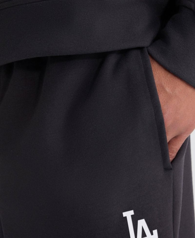 Men's Charcoal Los Angeles Dodgers Clutch Fleece Tri-Blend Joggers