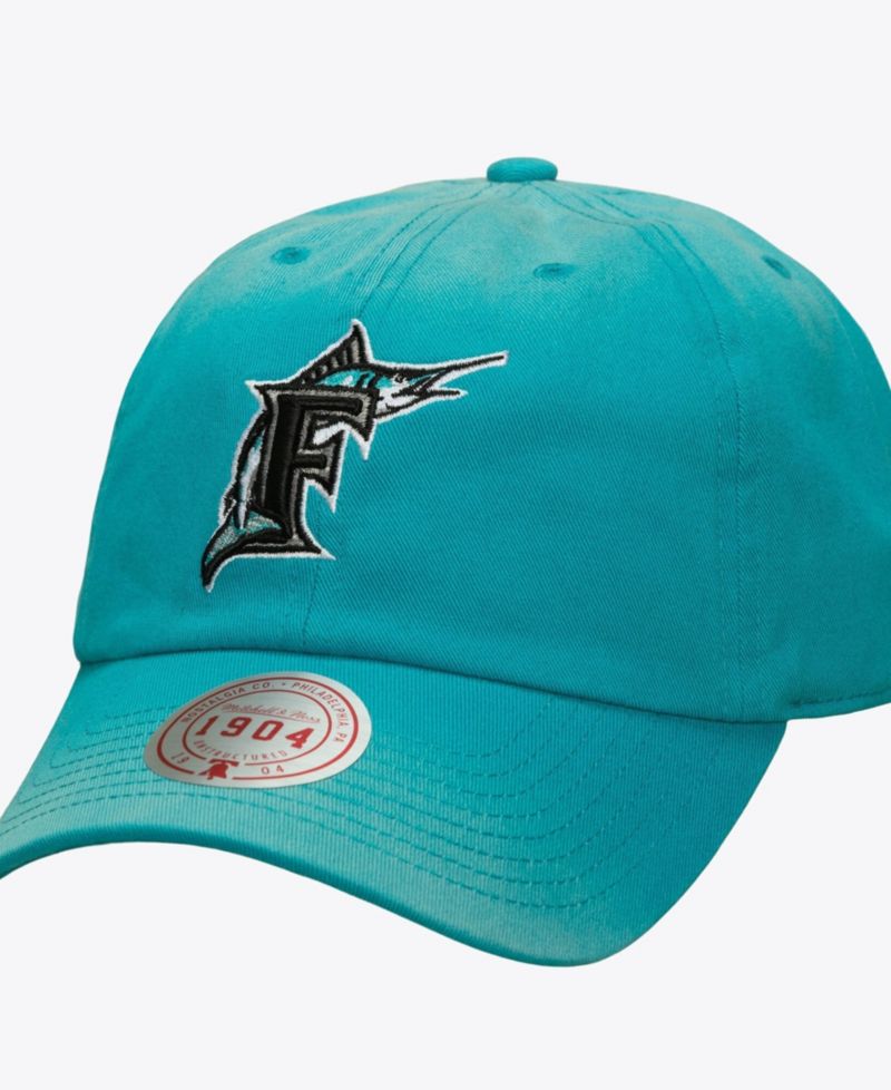 Men's and Women's Florida Marlins Cooperstown Low-Crown Adjustable Baseball Cap