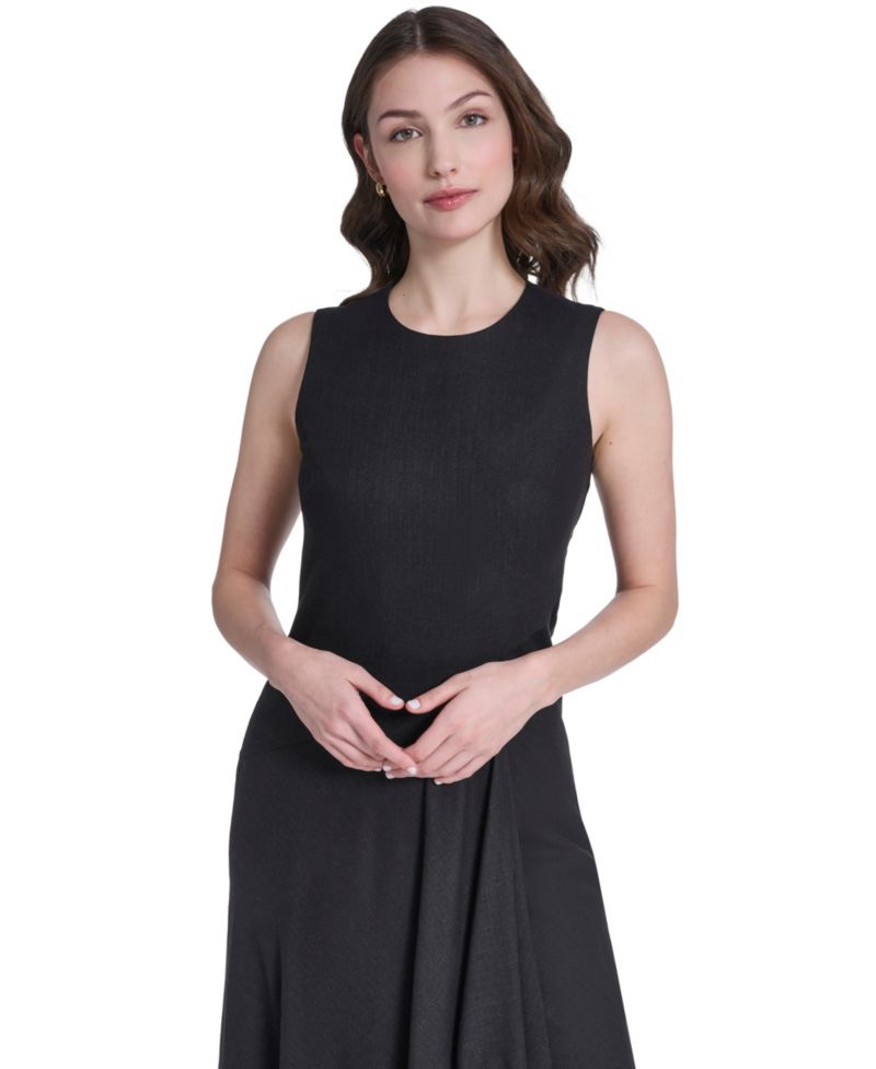 Women's Crewneck Midi Dress