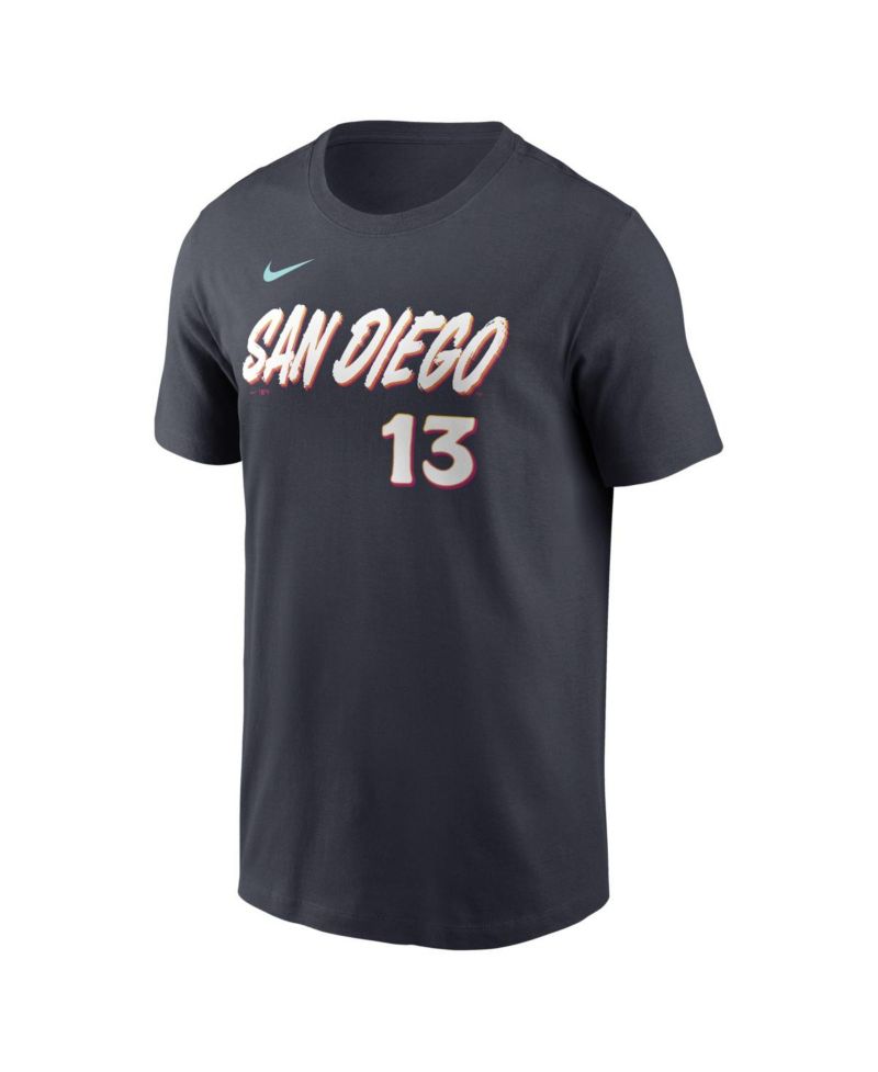 Men's Manny Machado Black San Diego Padres 2026 City Connect Name & Number T-Shirt