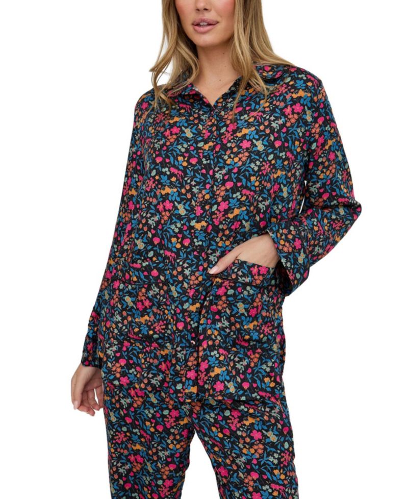 Women's Evie Long Sleeve Print Pajama Set