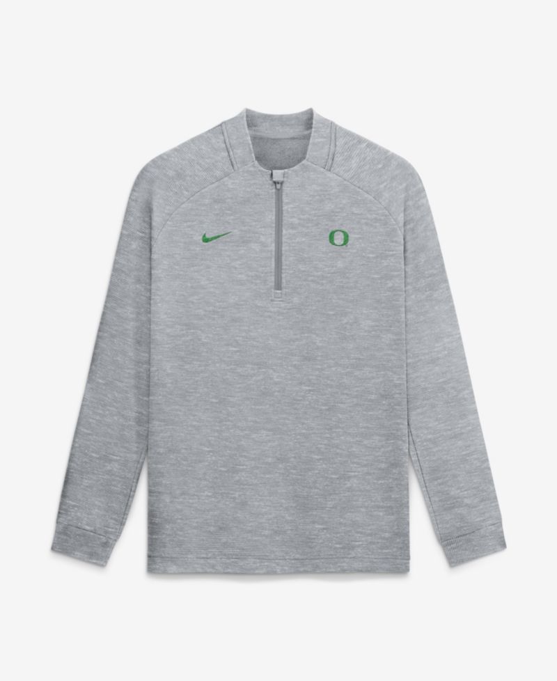 Men's Gray Oregon Ducks Golf Par 5 Therma-FIT Half-Zip Tri-Blend Pullover