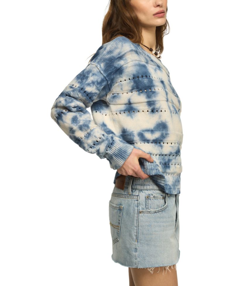 Women's Beachy Tie-Dye Crewneck Sweater