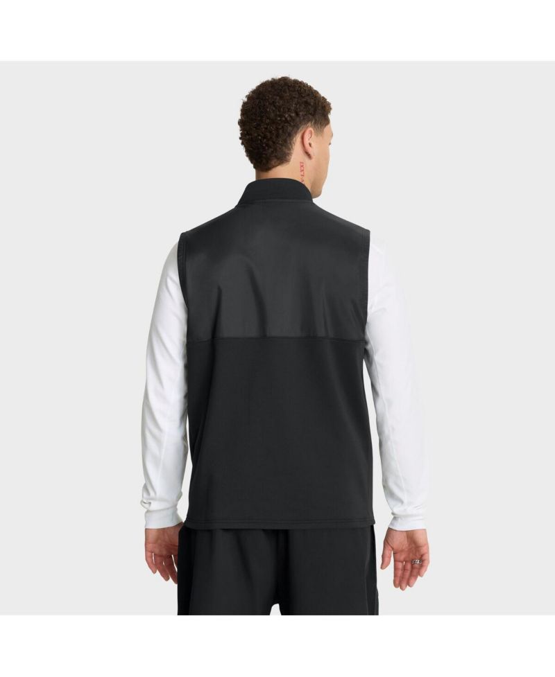 Men's Black Georgia Bulldogs Primetime Victory Performance Full-Zip Vest
