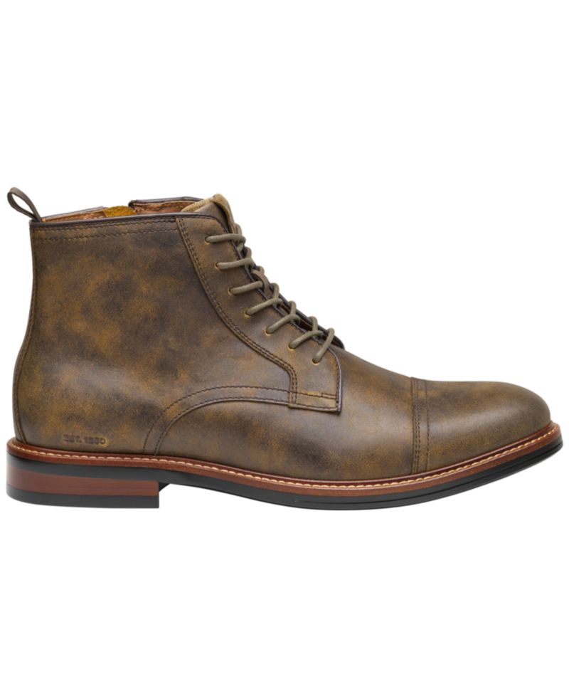 Johnston and Murphy Men's XC+ Durham Waterproof Leather Cap Toe Boots