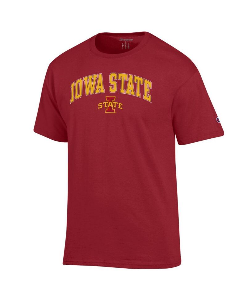 Men's Cardinal Iowa State Cyclones Arch Over Logo T-Shirt