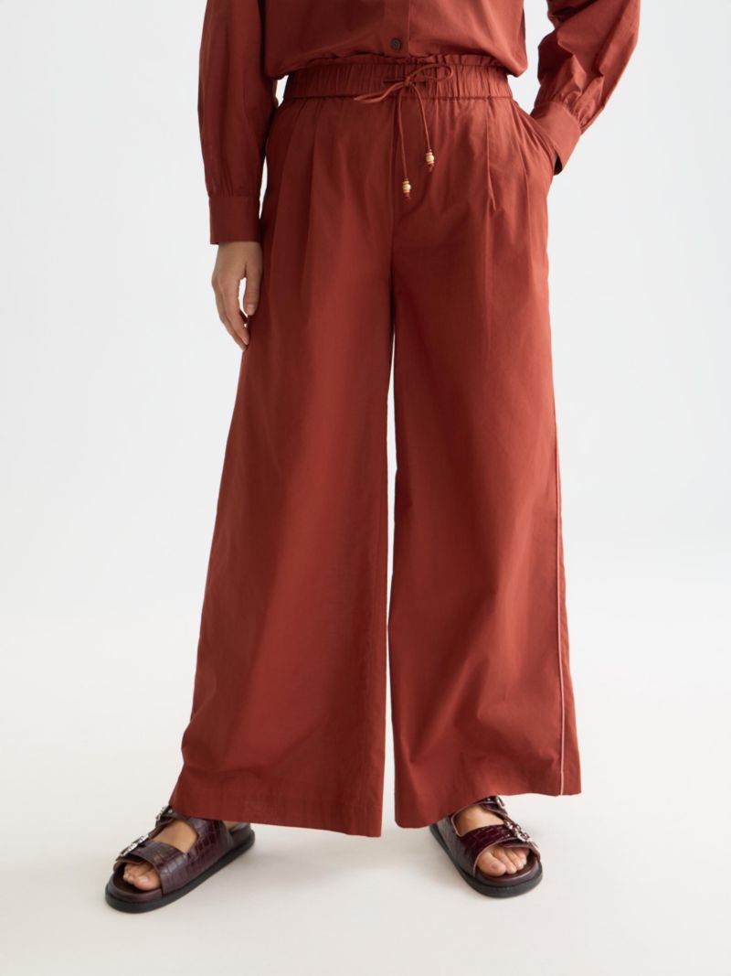 Women's Scotch and Soda Cotton Voile Pull On Beach Pant