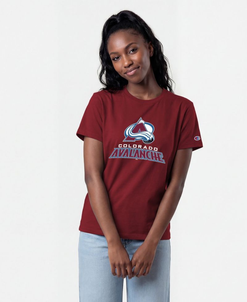 Women's Colorado Avalanche Wordmark Lockup T-Shirt