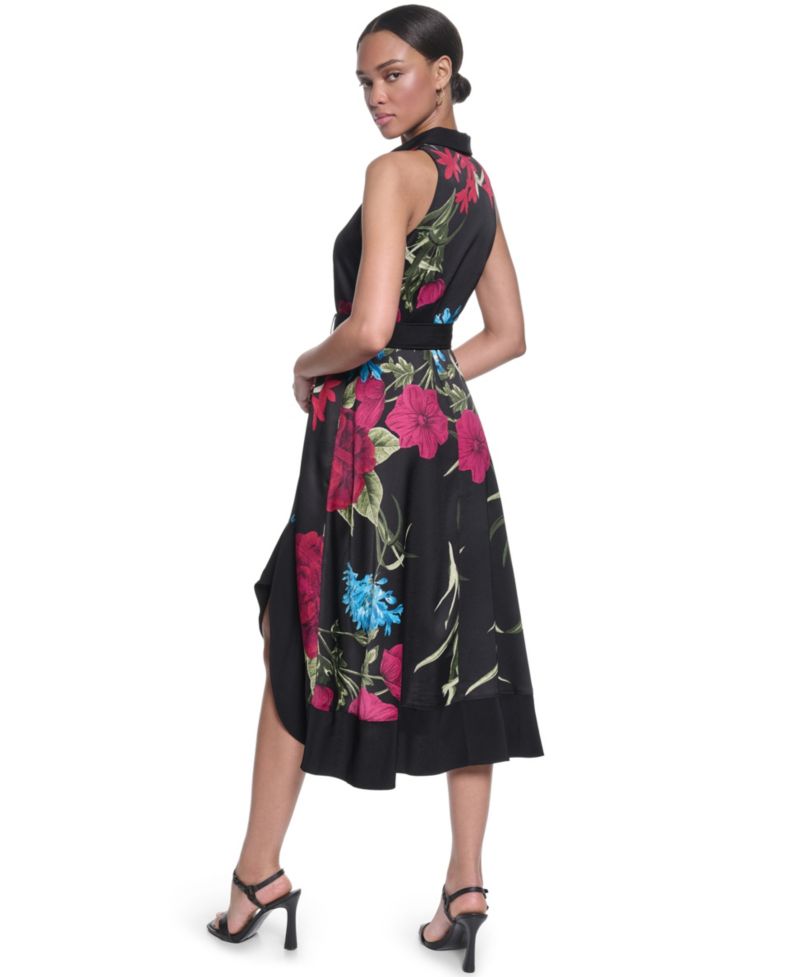 Women's Printed Midi Dress