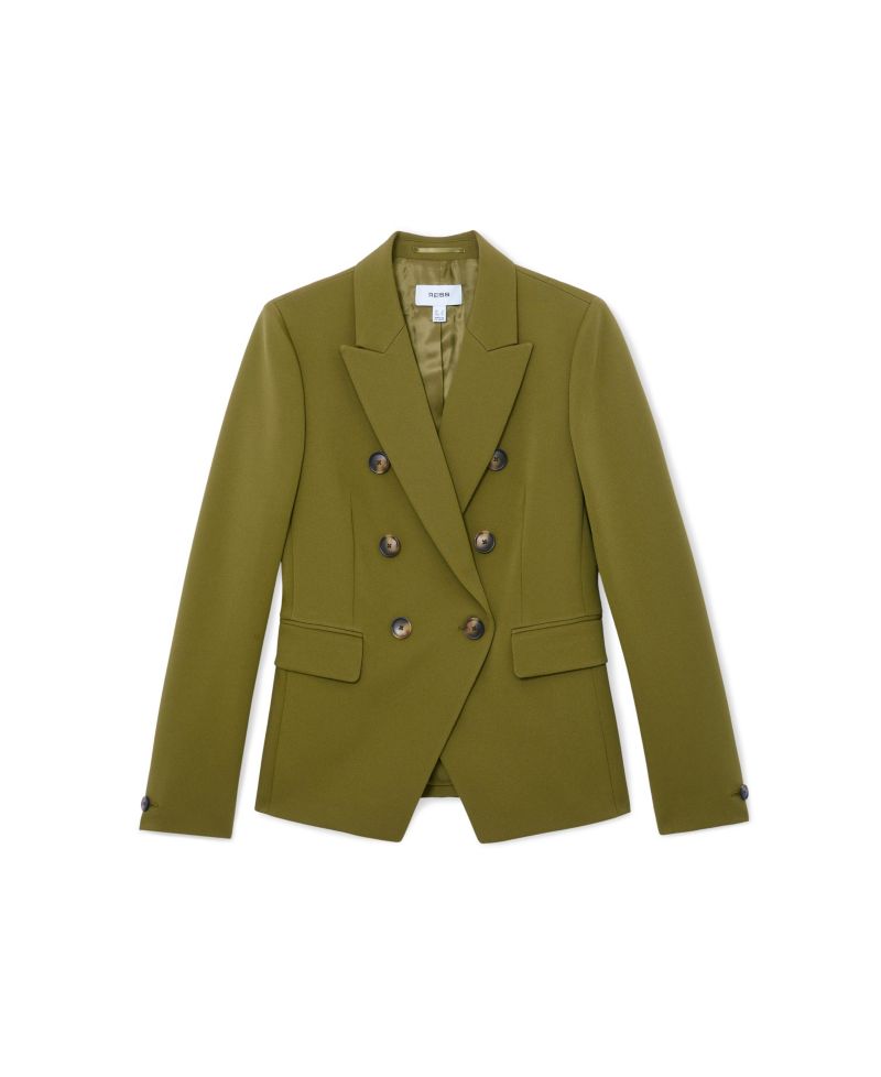 Women's Priya Twill Double-Breasted Blazer