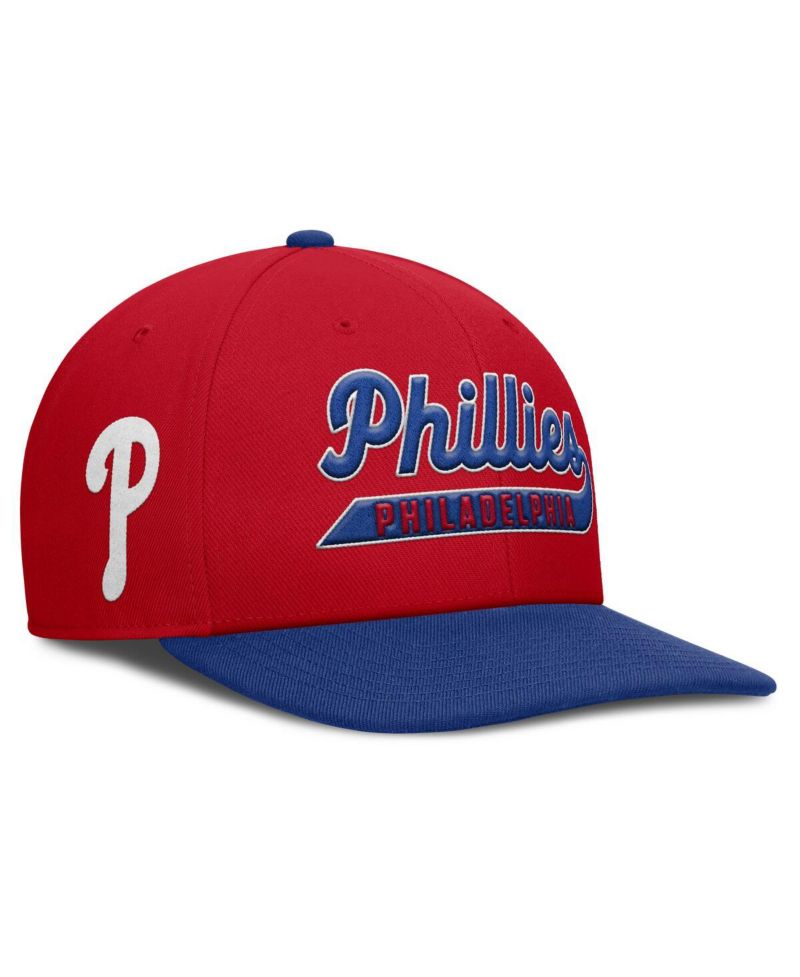 Men's Red/Royal Philadelphia Phillies Pro Performance Snapback Hat