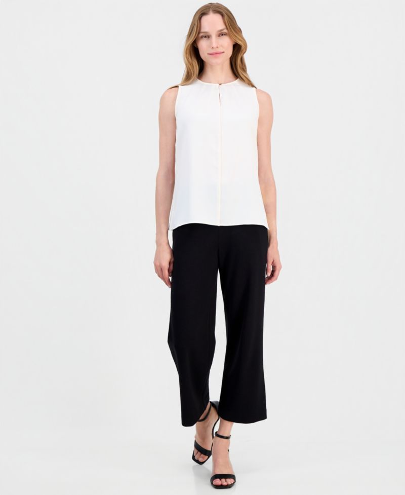 Women's Keyhole Sleeveless Blouse