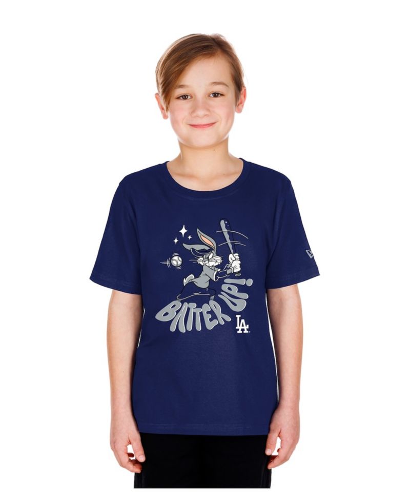 Big Boys and Girls Royal Los Angeles Dodgers Looney Tunes T-Shirt