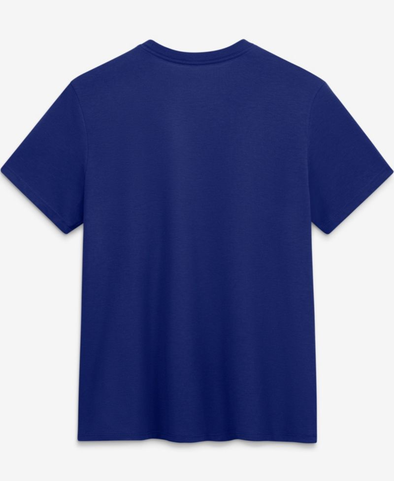 Women's Royal Los Angeles Dodgers Authentic Collection Early Work Tri-Blend Dri-FIT T-Shirt