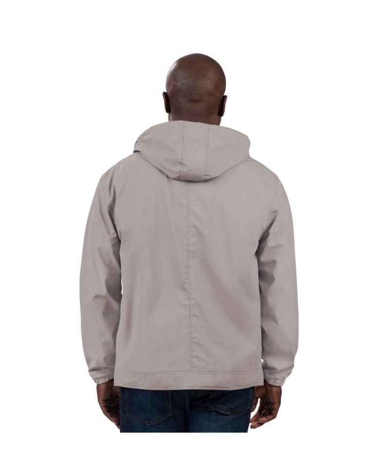 Men's Gray Boston Red Sox Full-Zip Rain Jacket